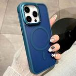 For iPhone 15 Pro Heat Dissipation MagSafe Shockproof Phone Case(Blue)