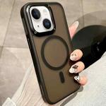 For iPhone 15 Plus Heat Dissipation MagSafe Shockproof Phone Case(Black)