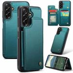 For Samsung Galaxy A56 CaseMe C22 Card Slots Holder RFID Anti-theft Phone Case(Green)