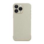 For iPhone 11 Pro Max Frameless Litchi Texture PC Phone Case(Light Yellow)