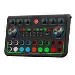 P99 Live Streaming Sound Card with DJ Mixer Voice Converter Audio Mixer