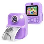 E8 2.4 Inch Screen Photo Printing Video Recorder Multifunctional Kids Dual Lens Camera(Purple)