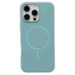 For iPhone 16 Pro Max Glossy MagSafe Shockproof TPU Phone Case(Blue)