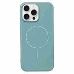 For iPhone 15 Pro Max Glossy TPU Shockproof MagSafe Phone Case(Blue)