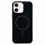 For iPhone 11 Glossy TPU Shockproof MagSafe Phone Case(Black)