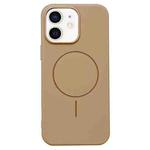 For iPhone 11 Glossy TPU Shockproof MagSafe Phone Case(Desert Gold)