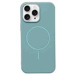 For iPhone 11 Pro Max Glossy TPU Shockproof MagSafe Phone Case(Blue)