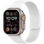 For Apple Watch 42mm / 41mm / 40mm / 38mm Litchi Texture Magnetic Silicone Watch Band(White)