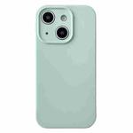 For iPhone 13 PU Hybrid TPU MagSafe IC Chip Phone Case(Light Green)