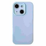 For iPhone 15 PU Hybrid TPU MagSafe IC Chip Phone Case(Blue)