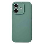 For iPhone 16 PU Hybrid TPU MagSafe IC Chip Phone Case(Green)