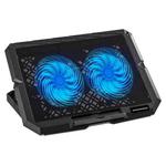 X3 Dual 14cm Fans 7-speed USB Powered Height Adjustable Laptop Cooling Pad