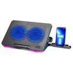 CP252 Adjustable Angle Notebook Cooler Stand Dual Fan Laptop Cooling Pad