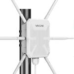 WAVLINK WN588HX3 AX3000 Outdoor WiFi Extender with 6 Antennas Dual Band WiFi Repeater, Plug:EU Plug