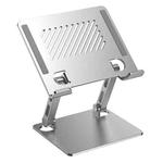 J26S Adjustable Foldable Desktop Tablet Alloy Steel Metal Stand(Silver)