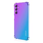 For Samsung Galaxy S24 FE 5G ENKAY Hat-Prince Gradient Airbag TPU Phone Case(Purple Blue)