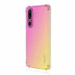 For Samsung Galaxy M56 ENKAY Hat-Prince Gradient Airbag TPU Phone Case(Pink Gold)