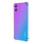 For Samsung Galaxy A07 ENKAY Hat-Prince Gradient Airbag TPU Phone Case(Purple Blue)