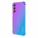 For Samsung Galaxy A17 ENKAY Hat-Prince Gradient Airbag TPU Phone Case(Purple Blue)
