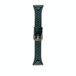 For COROS Pace 3 Heart-Shaped Embossed 22mm Leather Watch Band(Forest Green)
