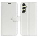 For Samsung Galaxy A16 5G Litchi Texture Horizontal Flip Leather Phone Case with Holder(White)