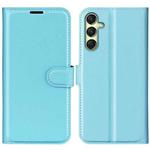 For Samsung Galaxy A16 5G Litchi Texture Horizontal Flip Leather Phone Case with Holder(Blue)