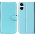 For Samsung Galaxy A06 5G Litchi Texture Horizontal Flip Leather Phone Case with Holder(Blue)