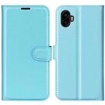 For Samsung Galaxy Xcover 7 Pro Litchi Texture Horizontal Flip Leather Phone Case with Holder(Blue)