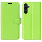 For Samsung Galaxy M16 / F16 Litchi Texture Horizontal Flip Leather Phone Case with Holder(Green)