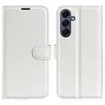 For Samsung Galaxy A17 5G Litchi Texture Horizontal Flip Leather Phone Case with Holder(White)