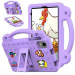 For Alldocube iPlay 50 Mini Pro 2023 8.4 Handle Kickstand Children EVA Shockproof Tablet Case(Light Purple)
