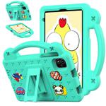 For NEC Lavie Tab T11 T1155 2024 Handle Kickstand Children EVA Shockproof Tablet Case(Mint Green)
