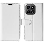 For Honor X6b R64 Texture Horizontal Flip Leather Phone Case(White)
