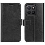 For Honor X8c 4G R64 Texture Horizontal Flip Leather Phone Case(Black)