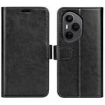 For Honor 400 Pro Global 160.8mm R64 Texture Horizontal Flip Leather Phone Case(Black)