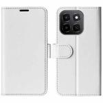 For Honor X6c R64 Texture Horizontal Flip Leather Phone Case(White)