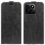 For Honor 200 Smart R64 Texture Single Vertical Flip Leather Phone Case(Black)