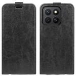 For Honor X8c 4G R64 Texture Single Vertical Flip Leather Phone Case(Black)