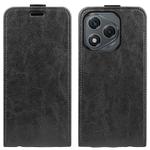 For Honor 400 Lite R64 Texture Single Vertical Flip Leather Phone Case(Black)