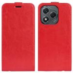 For Honor 400 Lite R64 Texture Single Vertical Flip Leather Phone Case(Red)