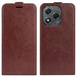For Honor 400 Lite Global R64 Texture Single Vertical Flip Leather Phone Case(Brown)
