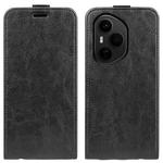 For Honor 400 Pro Global 160.8mm R64 Texture Single Vertical Flip Leather Phone Case(Black)