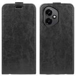 For Honor 400 Global R64 Texture Single Vertical Flip Leather Phone Case(Black)