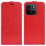 For Honor X6c R64 Texture Single Vertical Flip Leather Phone Case(Red)