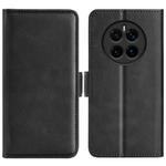 For Honor Magic7 5G Dual-side Magnetic Buckle Horizontal Flip Leather Phone Case(Black)