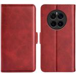 For Honor Magic7 5G Dual-side Magnetic Buckle Horizontal Flip Leather Phone Case(Red)