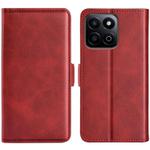 For Honor 200 Smart Dual-side Magnetic Buckle Horizontal Flip Leather Phone Case(Red)