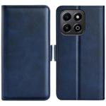 For Honor X6b Dual-side Magnetic Buckle Horizontal Flip Leather Phone Case(Dark Blue)