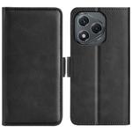 For Honor 400 Lite Global Dual-side Magnetic Buckle Horizontal Flip Leather Phone Case(Black)