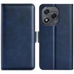 For Honor 400 Lite Global Dual-side Magnetic Buckle Horizontal Flip Leather Phone Case(Dark Blue)